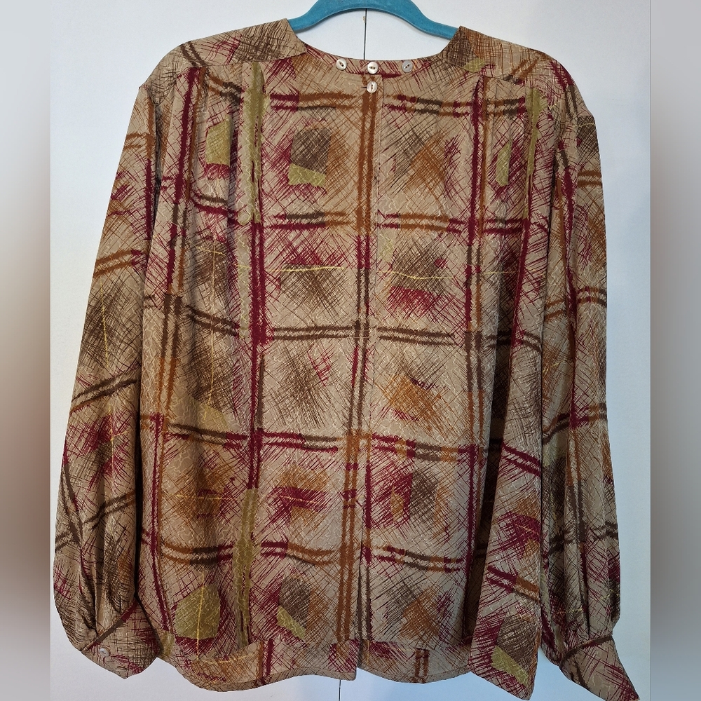 Vintage Salvatore Ferragamo Silk Blouse
